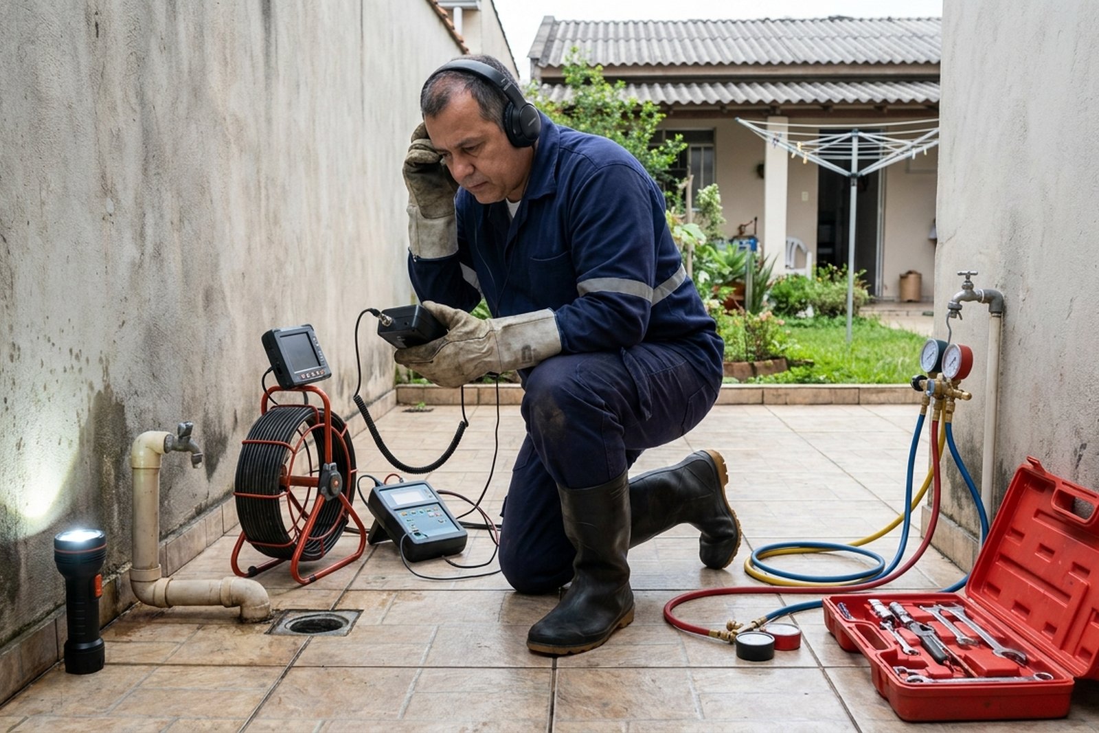 Detecção de Vazamento de Esgoto em Suzano‑SP